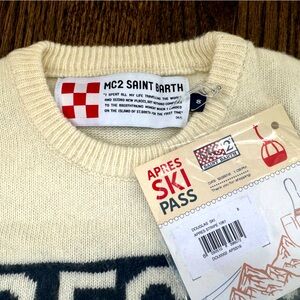 MC2 Saint Barth Kids (8) Douglas Ski Apres Stripe Sweater BNWT